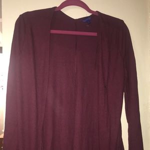 Aeropostale Burgundy cardigan